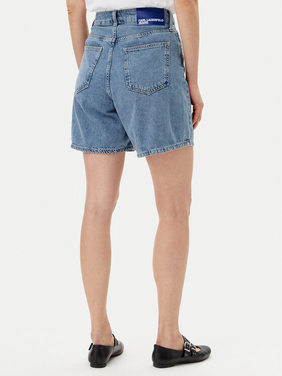 Karl Lagerfeld Jeans Karl Lagerfeld Jeans Pantaloni scurți de blugi A2W10041 Albastru Relaxed Fit