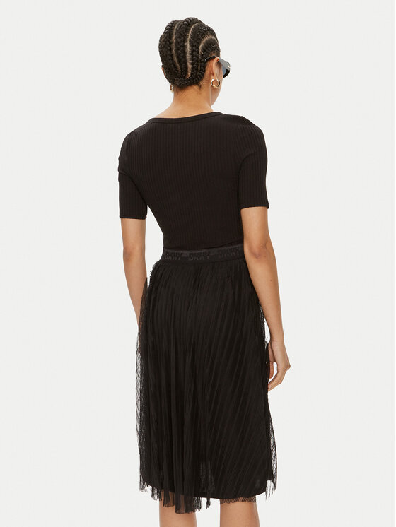 DKNY DKNY Haljina za svaki dan P4DDSXMP Crna Regular Fit
