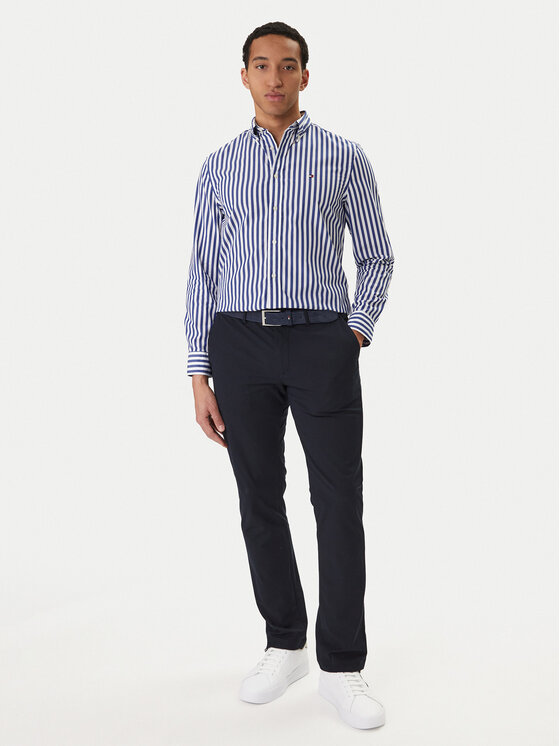 Tommy Hilfiger Tommy Hilfiger Cămașă MW0MW42440 Albastru Regular Fit