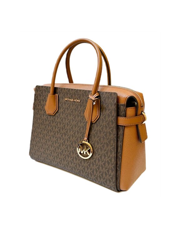 MICHAEL Michael Kors MICHAEL Michael Kors Kabelka MERCER MD TZ BELTED STCHL 35F2GM9S8B Hnědá
