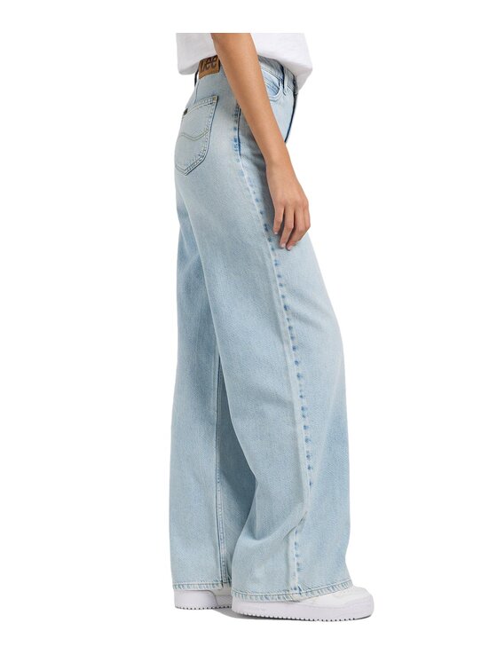 Lee Lee Jeansy 112363521 Niebieski Relaxed Fit