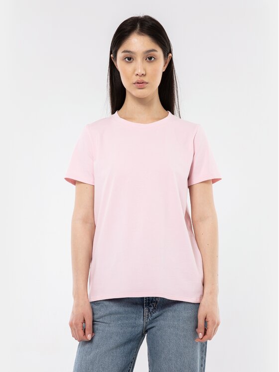 BASICLO BASICLO T-Shirt BSL-004-GE Różowy Regular Fit