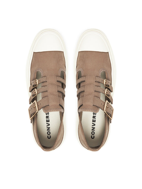 Converse Converse Īsi apavi Chuck Taylor All Star Lugged Heel Mary Jane Sandal A13552C Zaļš