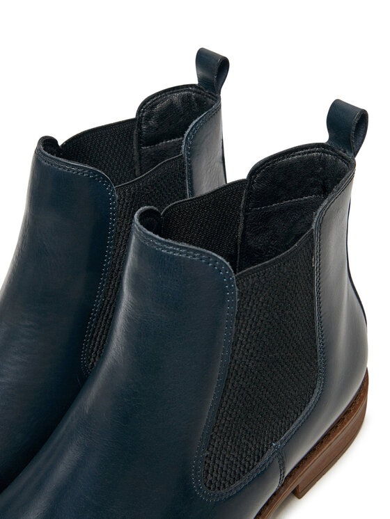 Tamaris Tamaris Kotníková obuv s elastickým prvkem 1-25056-41 Tmavomodrá