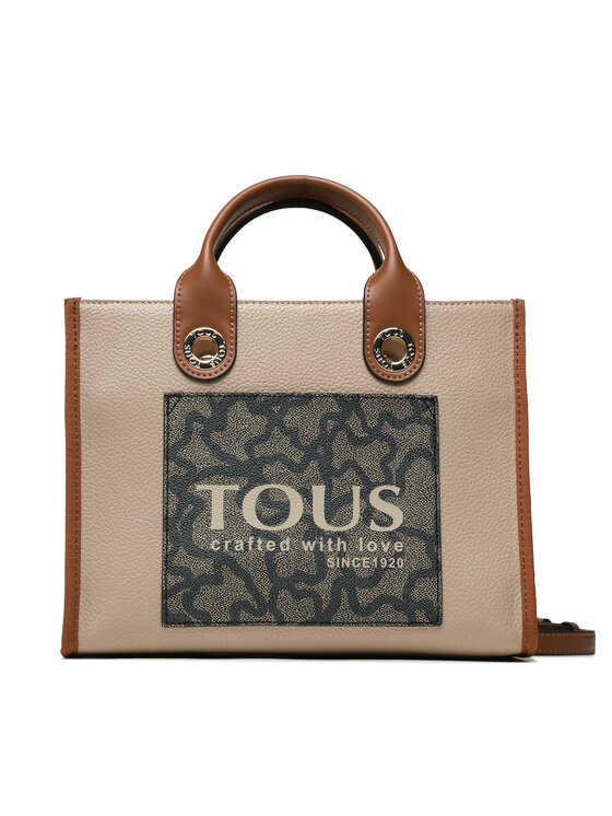 TOUS TOUS Rankinė Shopper M.Amaya K Icon 2001660343 Smėlio