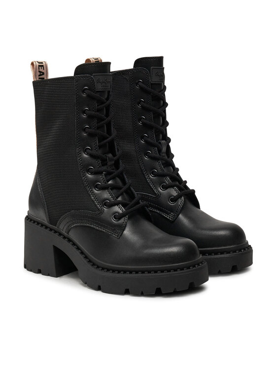 Pepe Jeans Pepe Jeans Čizme Glen West PLS50551 Crna