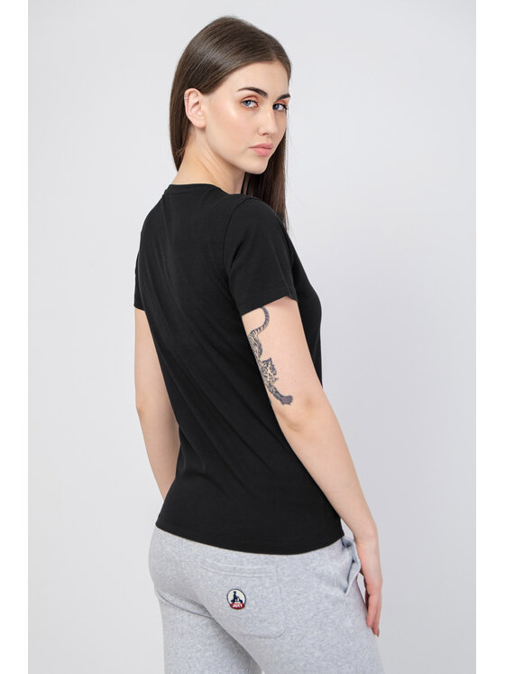 Jott Jott T-Shirt Rosas Czarny Regular Fit