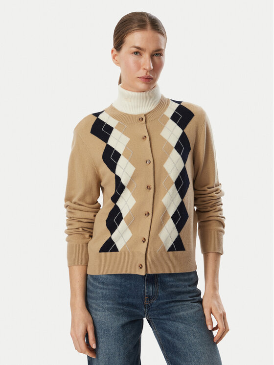 Barbour Barbour Kardigan Mariana LKN1823BE93 Bež Regular Fit