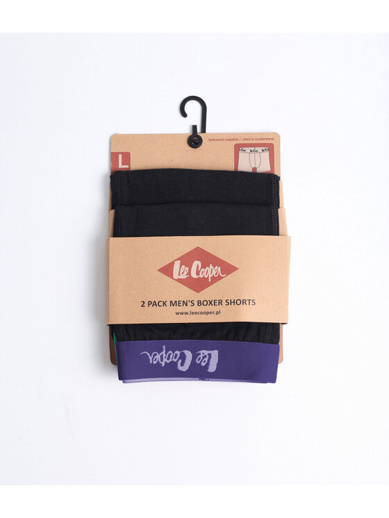 Lee Cooper Lee Cooper Komplet 2 par bokserek DUOBOX Kolorowy
