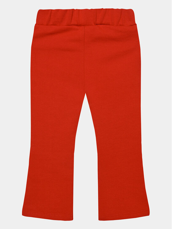 Guess Guess Hlače iz tkanine K3BQ12 KAD74 Rdeča Relaxed Fit