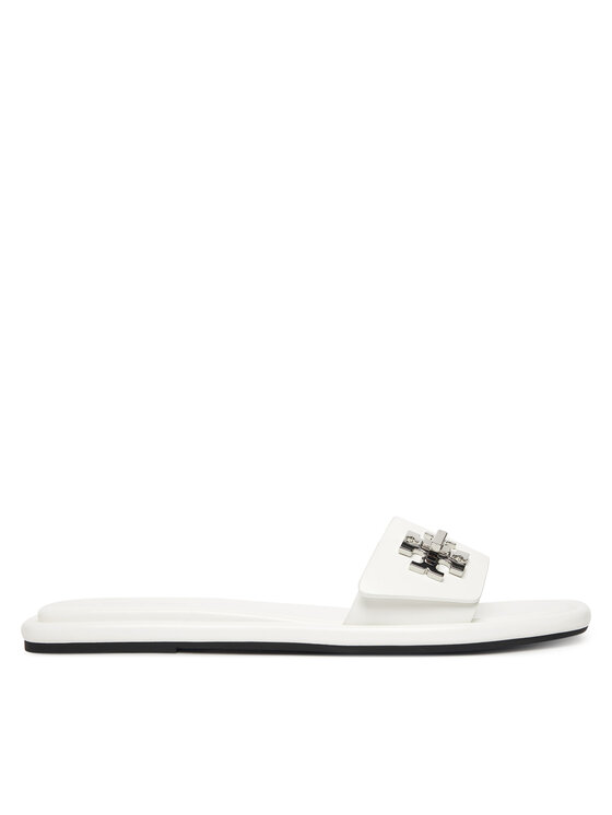 Tory Burch Tory Burch Şlapi T Lock Slide 164676 Alb