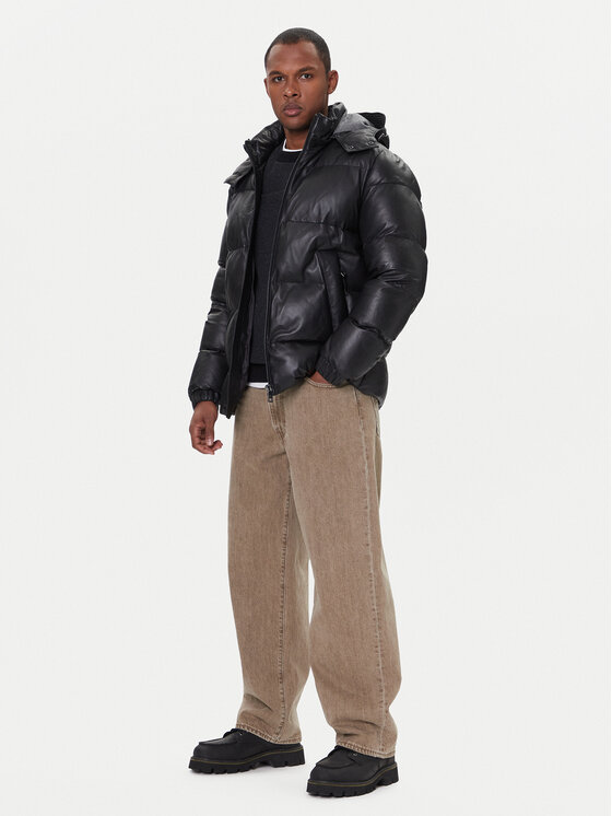 Milestone Milestone Geacă de piele Mortimer 531040 21340 Negru Regular Fit