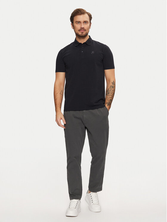 KARL LAGERFELD KARL LAGERFELD Polo 745750 551221 Granatowy Regular Fit