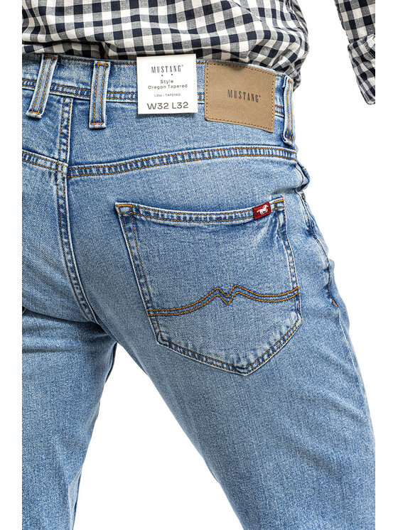 Mustang Mustang Jeansy OREGON TAPERED Niebieski Slim Fit