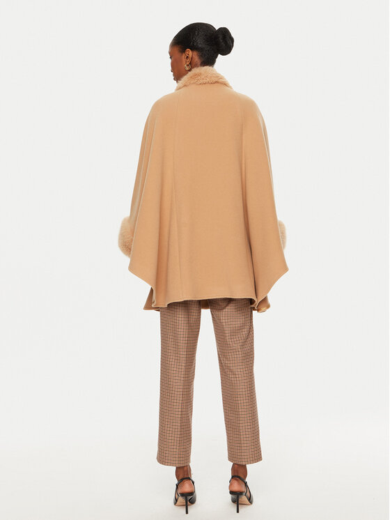 YES LONDON YES LONDON Gyapjú kabát CD1193 Barna Regular Fit