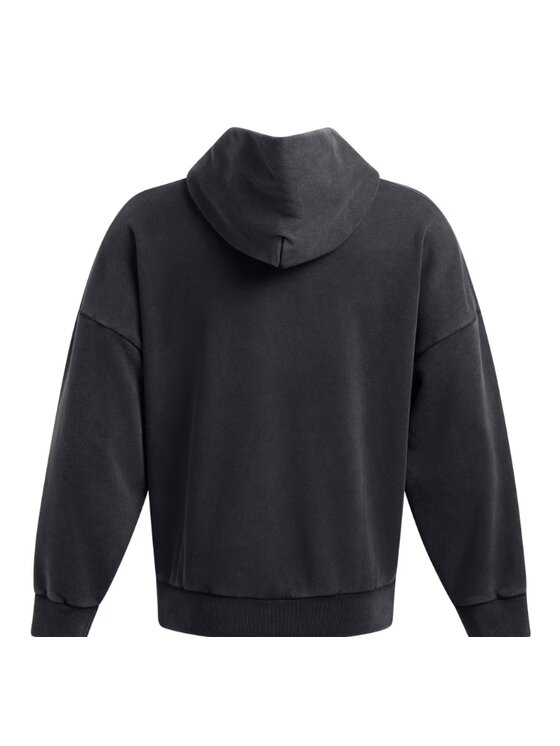 Under Armour Under Armour Bluza Icon HWT Flc Wash OS Hood Czarny Oversize
