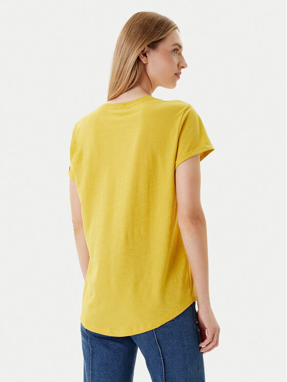 United Colors Of Benetton United Colors Of Benetton Tricou 3BVXD109F Galben Regular Fit