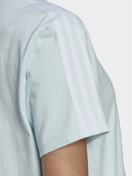 adidas adidas T-krekls Adicolor Classics Poplin Back Loose Tee HL9302 Gaiši zils Loose Fit