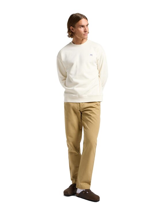 Lee Lee Bluza 112364228 Beżowy Relaxed Fit