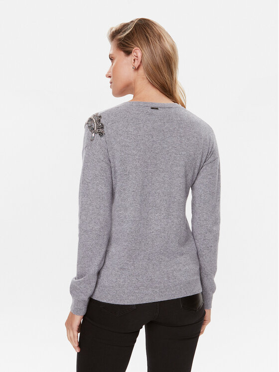 Liu Jo Liu Jo Sweater MF3013 MS14G Szürke Regular Fit
