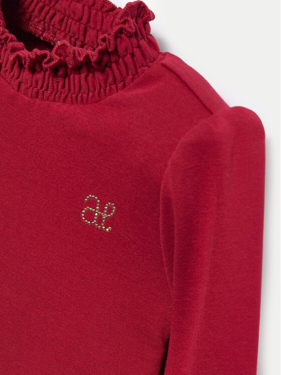 Abel & Lula Abel & Lula Bluse 5672 Rot Regular Fit