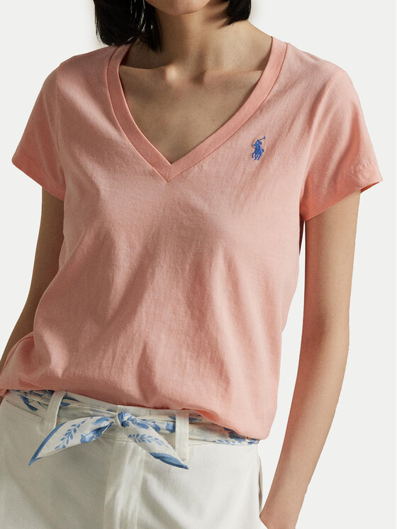 Polo Ralph Lauren Polo Ralph Lauren T-shirt 211902403008 Ružičasta Straight Fit