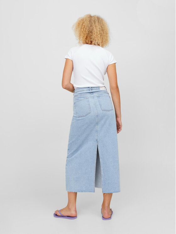 JJXX JJXX Spódnica jeansowa Aura 12247916 Niebieski Regular Fit