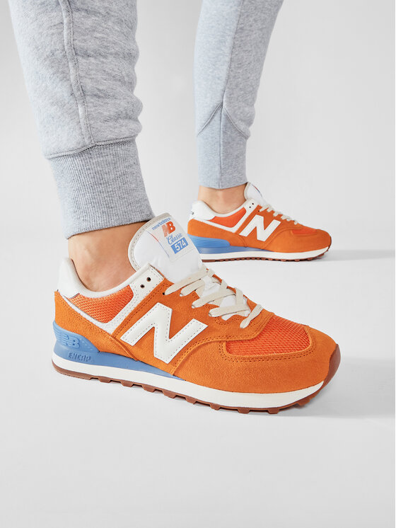 New balance sale chaussure femme orange