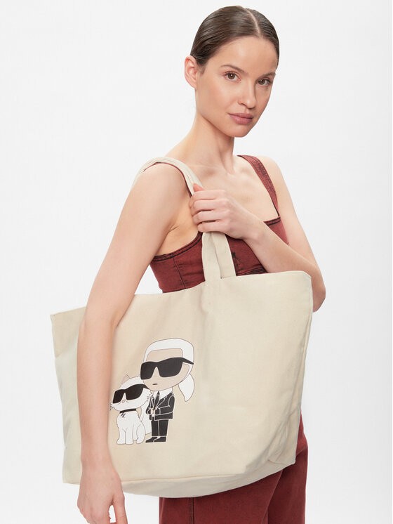 KARL LAGERFELD KARL LAGERFELD Дамска чанта 235W3987 Бежов