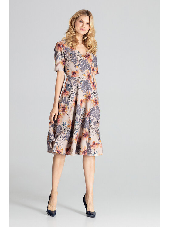 FIGL FIGL Šaty M673 Barevná Regular Fit