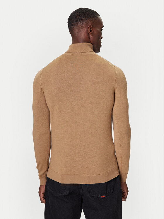 KARL LAGERFELD KARL LAGERFELD Krekls ar augstu apkakli 655058 554399 Bēšs Regular Fit