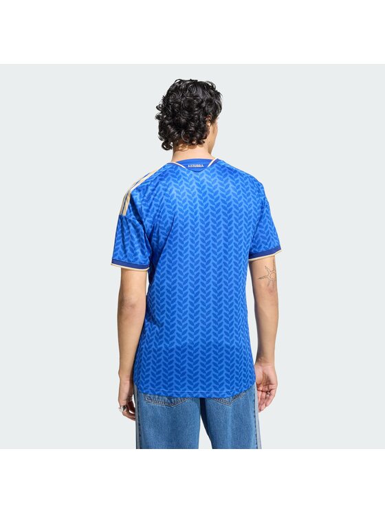 adidas adidas Tehniline särk Italy 26 Home Replica JL6937 Sinine Slim Fit