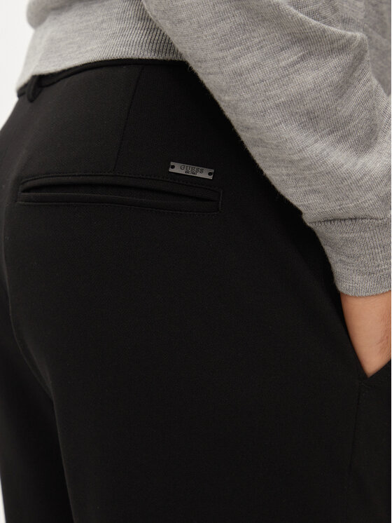 Guess Guess Pantaloni chino M4BB01 WGMB2 Nero Regular Fit