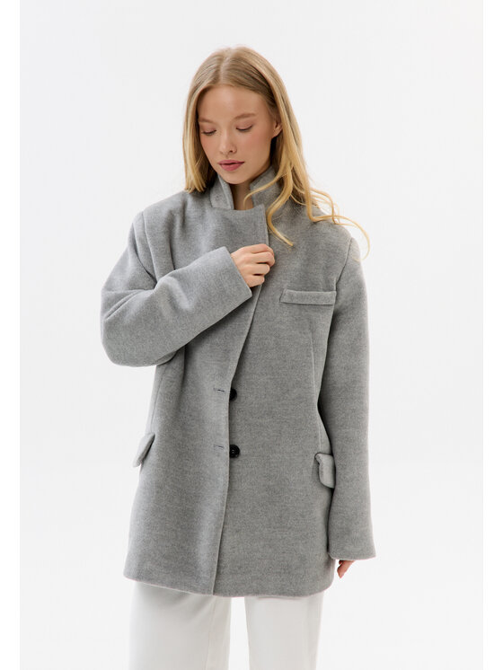 Mirons Mirons Marynarka Soft Szary Oversize