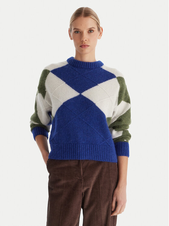 Tommy Hilfiger Tommy Hilfiger Svetr WW0WW47464 Barevná Relaxed Fit