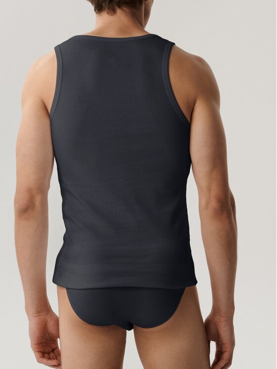 Atlantic Atlantic Podkoszulek basic Szary Regular Fit