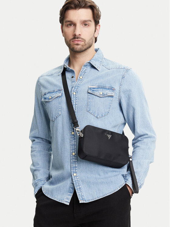 Guess Guess Torbica za okrog pasu PMMINY P5245 Črna