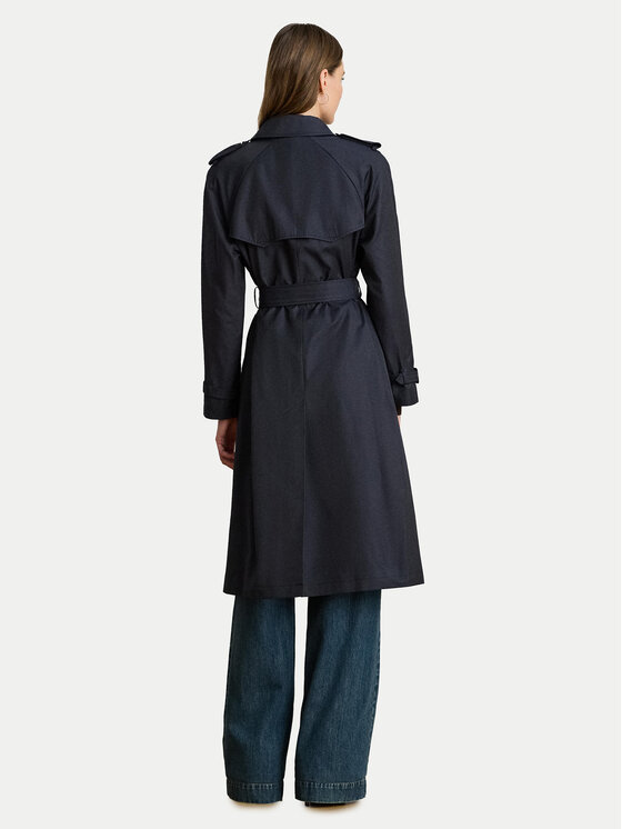 LAUREN RALPH LAUREN LAUREN RALPH LAUREN Tenchcoat 297951259004 Dunkelblau Straight Fit