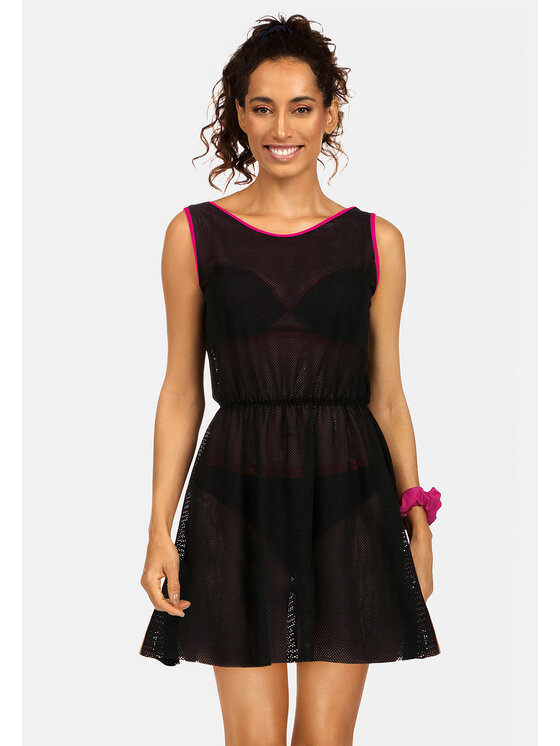 Feba Feba Vestito da spiaggia F220 Nero