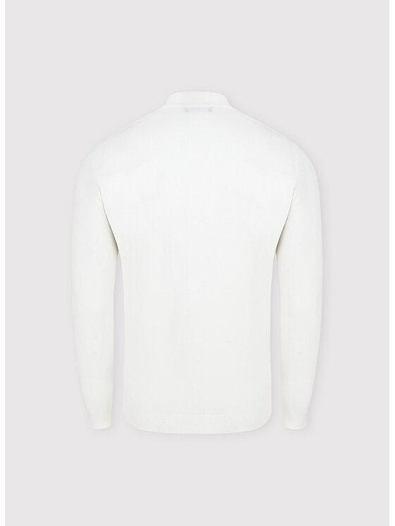 Pako Lorente Pako Lorente Golf P25WB-2X-026 Biały Classic Fit