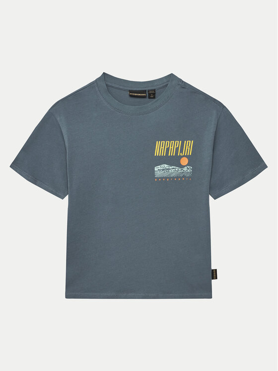 T-Shirt Napapijri, Velikost:16Y, Barva: Modrá, S-Sella NP0A4IGX D