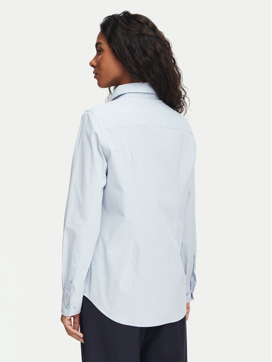 Beverly Hills Polo Club Beverly Hills Polo Club Marškiniai P-SS26W-SH15835 Mėlyna Regular Fit