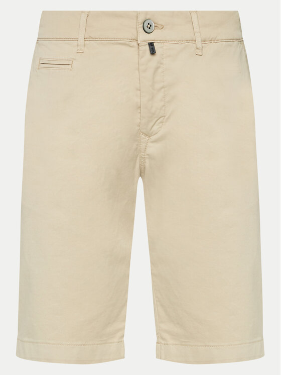 Pierre Cardin Bavlnené šortky C3 34770/000/4007 Béžová Regular Fit