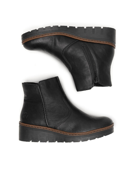 Rieker Rieker Botine X9165-00 Negru