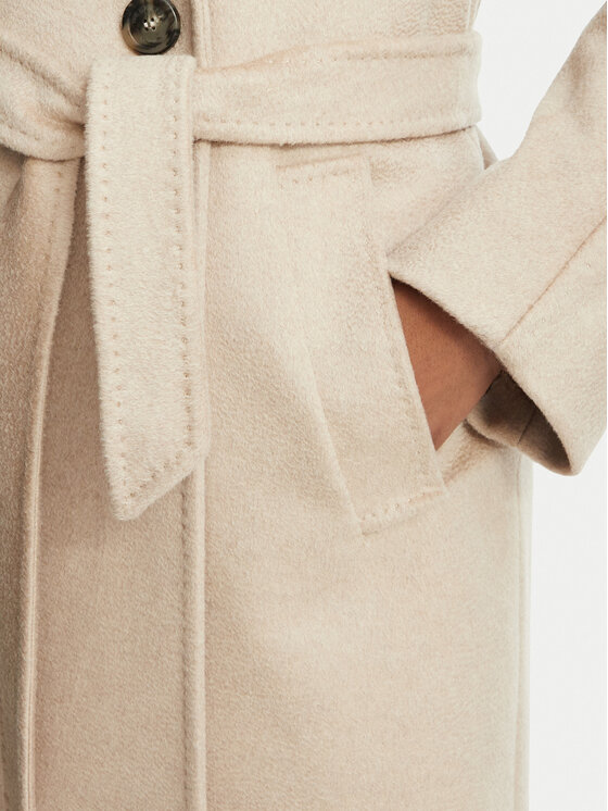 Weekend Max Mara Weekend Max Mara Вовняне пальто Resina 2625016102 Бежевий Regular Fit
