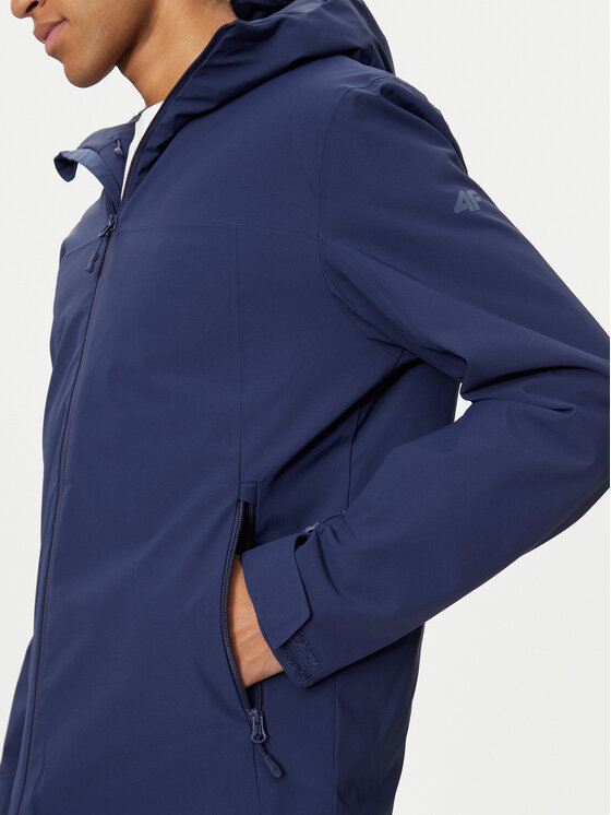 4F 4F Skijacke 4FWAW24TTJAM579 Dunkelblau Regular Fit