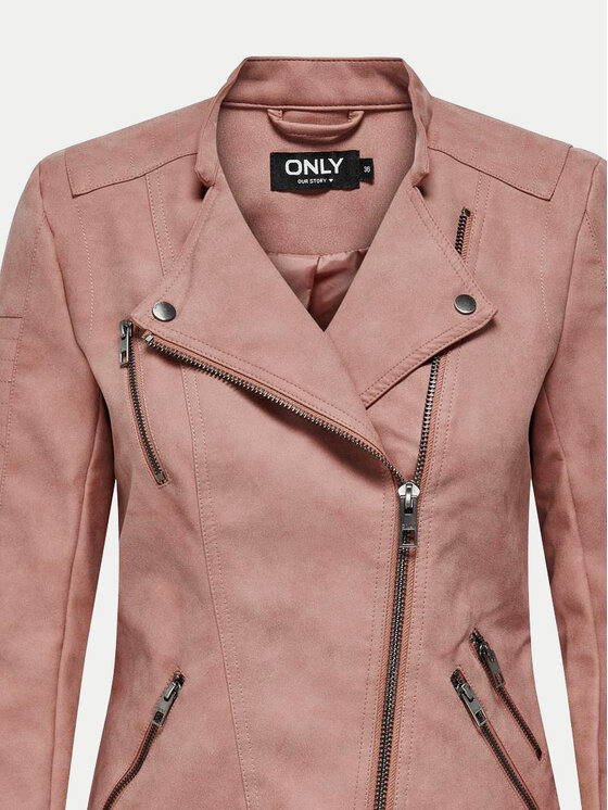 ONLY ONLY Jacke aus Kunstleder Ava 15102997 Rosa Regular Fit