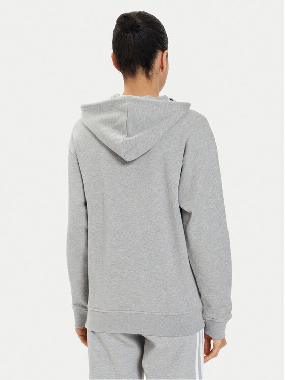 adidas adidas Суитшърт Trefoil Hoodie IB7437 Сив Regular Fit