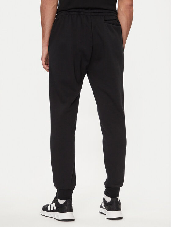 Black tapered joggers on sale