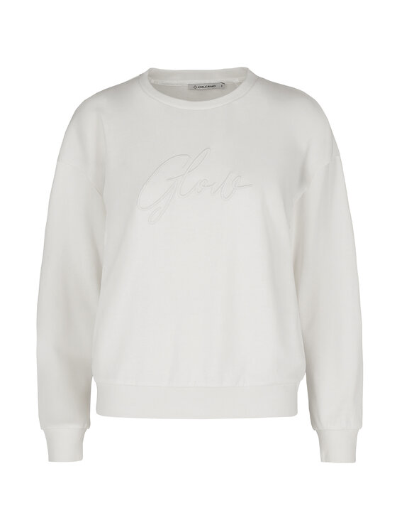 Volcano Volcano Bluza B-GLOW Biały Regular Fit